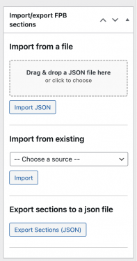 Flexible Sections Export Import Add‑on Flexible Sections Export Import Add‑on