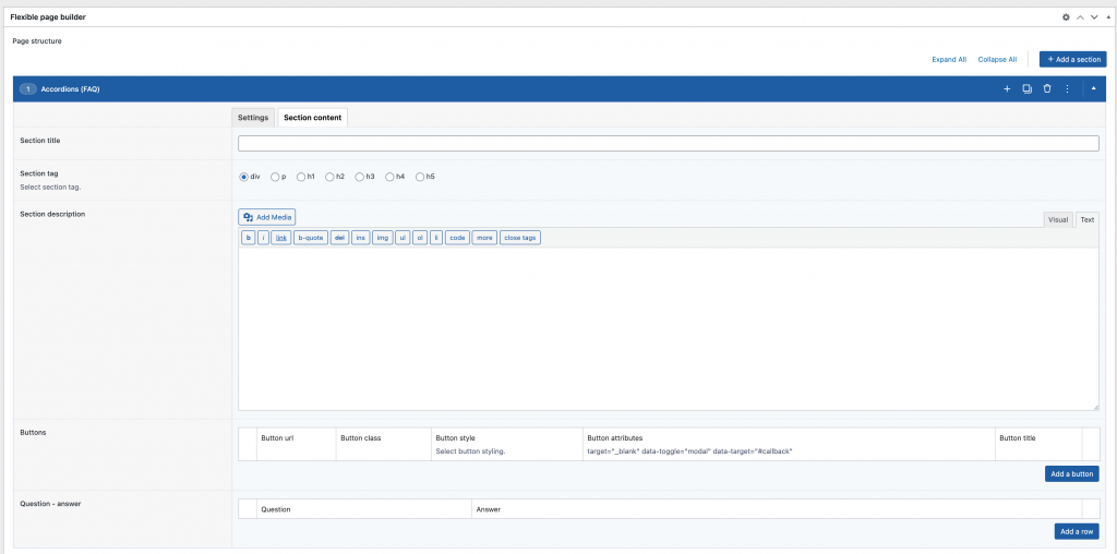 Flexible FAQ add-on Flexible FAQ add-on