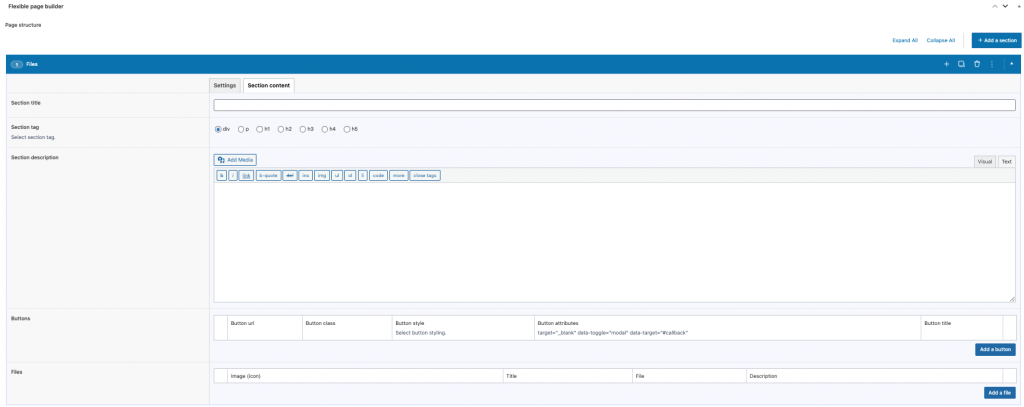 Flexible Files add-on Flexible Files add-on