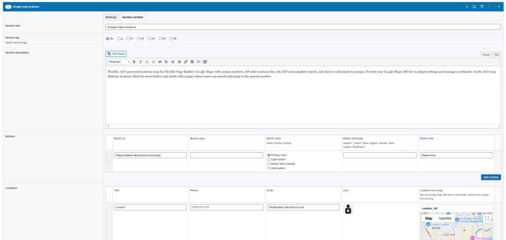 Flexible Locations add-on Flexible Locations add-on
