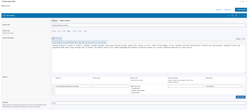 Flexible WooCommerce Products add-on Flexible WooCommerce Products add-on