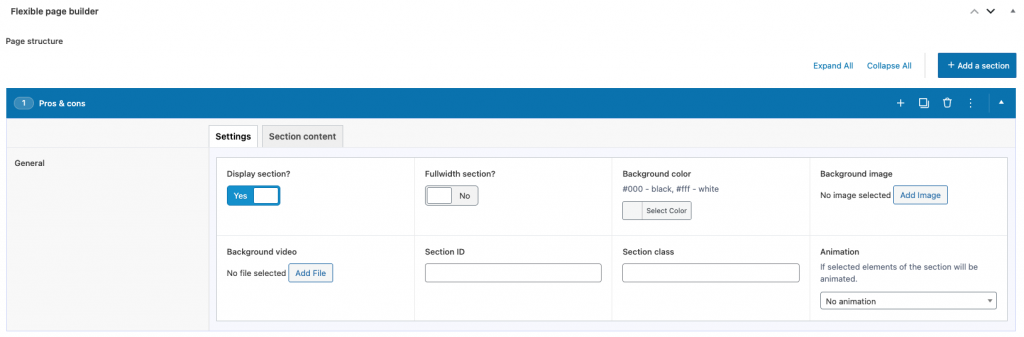 Flexible Pros and Cons add-on Flexible Pros and Cons add-on