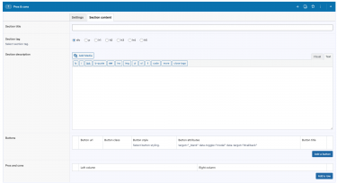 Flexible Pros and Cons add-on Flexible Pros and Cons add-on