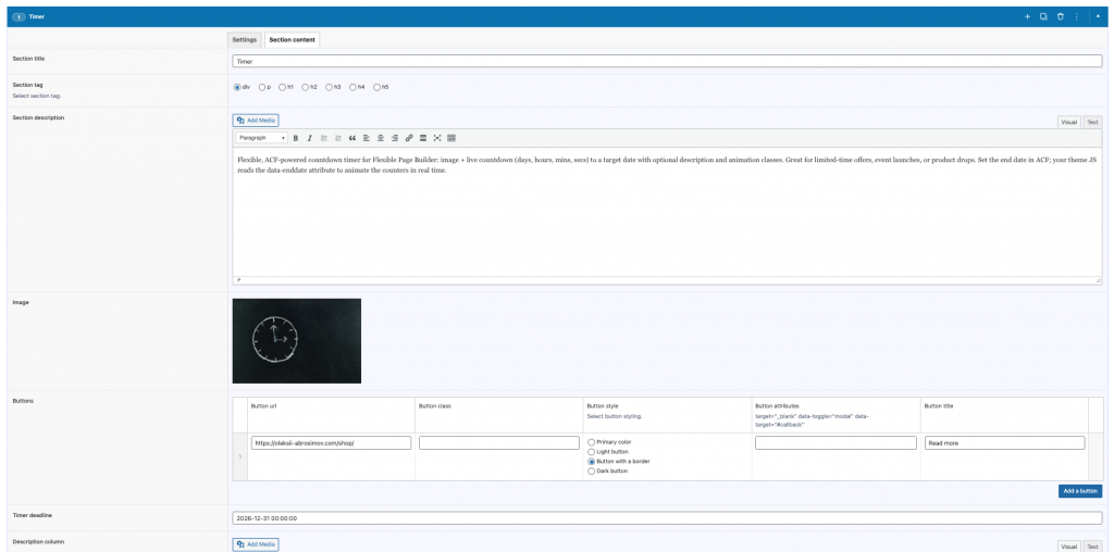 Flexible Timer add-on Flexible Timer add-on