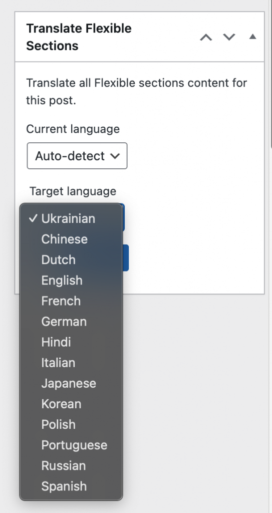 AI Sections Translator Add-on AI Sections Translator Add-on