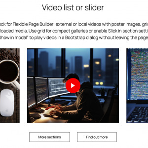Flexible Video add-on
