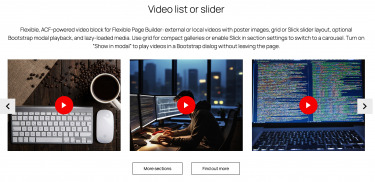 Flexible Video add-on Flexible Video add-on